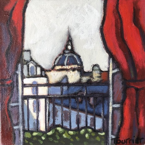 Tableau paris fenêtre ouverte - paris,