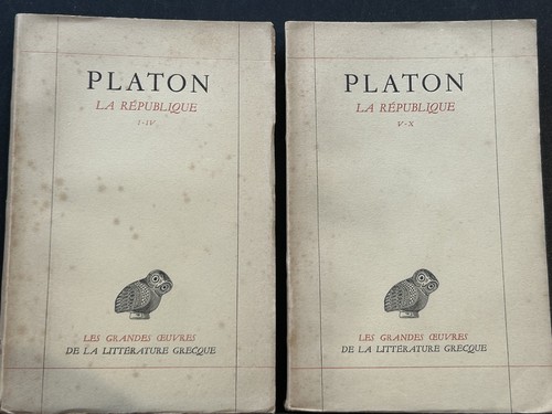 Platon république 2 tomes - la,