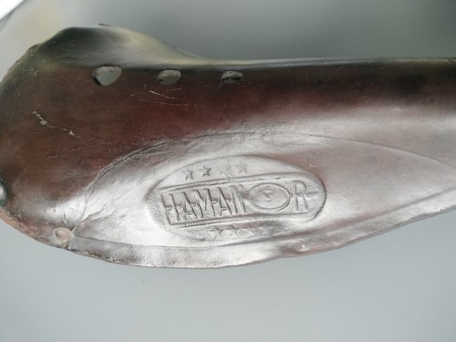 Selle vélo ancienne cuir