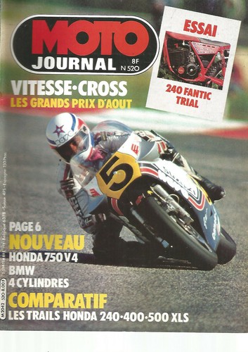 Moto journal 520 - n°520, 240