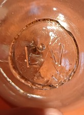 glass ball float net fishing logo LV diam 13cm ball glass float net