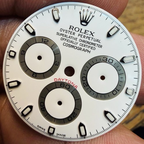 Rolex white luminova aph - white, dial