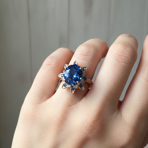 Magnifique bague rose - en, or