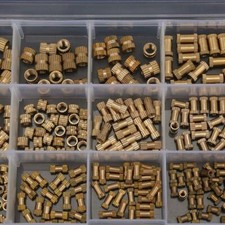 330 pièces M2 M3 Écrou 'insertion En Laiton Fileté En Bois Colonne 'isolement