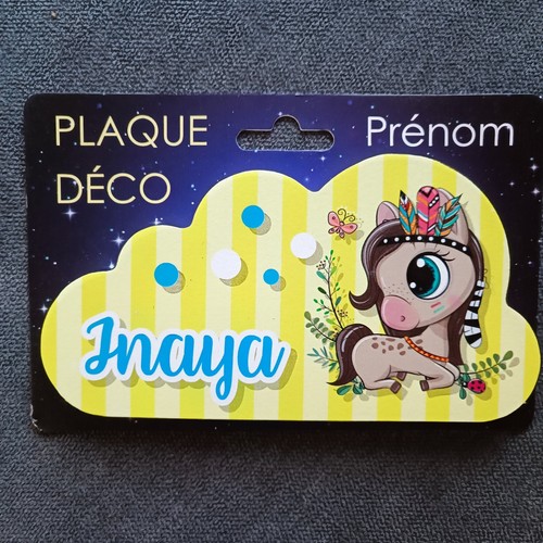 Inaya plaque adhésive prénom - inaya,