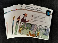 LOT 30 FICHES ATLAS TINTIN