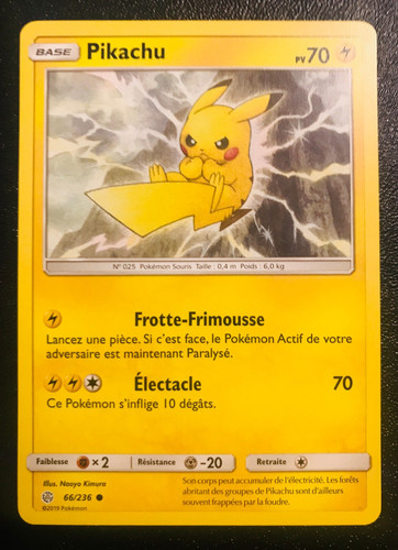 Carte pokemon pikachu - pikachu, 66/236
