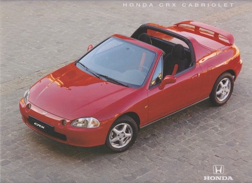 Catalogue brochure honda crx - catalogue, /
