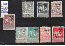 Timbres de Belgique neuf* série complète de 1911 n°92 à 99 cote : 410.00