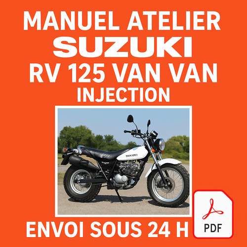 Manuel atelier suzuki - 125, rv