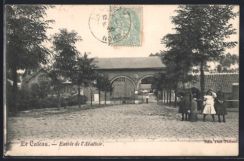 Cpa cateau entrée de - le,