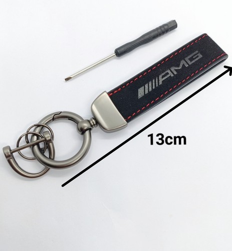 Porte cle amg cuir - cle,