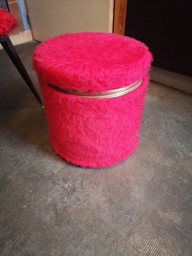 Pouf siege coffre moumoute - pouf,