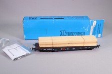 LG1317 BRAMOS 3511 HO Train Flat Wagon CSD Ranch Carry Wood Boards
