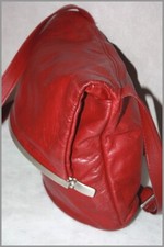Sac Bandoulière Cuir Rouge