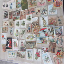 LOT 60 IMAGES CHROMO CARTES