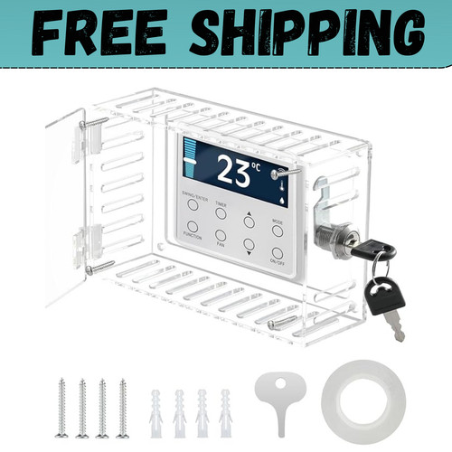 Universal thermostat lock box - lock,