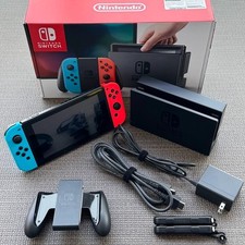 Nintendo Switch Console HAC-001 Joy Con Dock Grip All accessories
