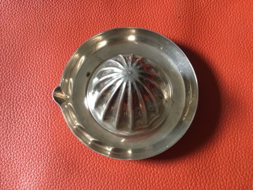 Presse agrume metal argente - en,