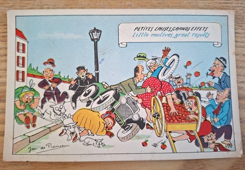 Carte postale humoristique - carte,