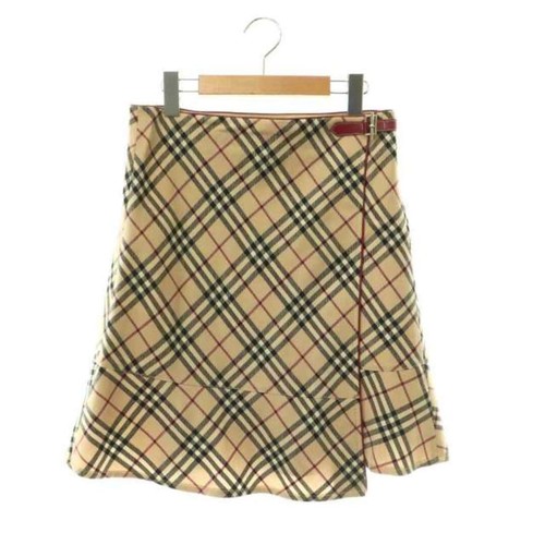 Jupe enveloppante laine - jupe, en