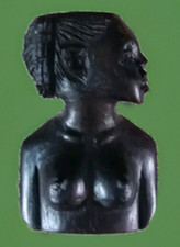 figurine miniature en bois ébène africain