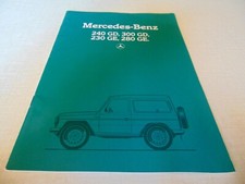 Brochure MERCEDES  240 gd 300