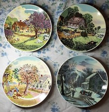 Lot 4 assiettes 4 saisons