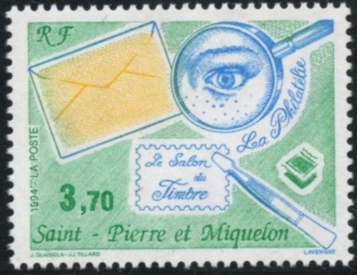 Timbre stamp saint - /,