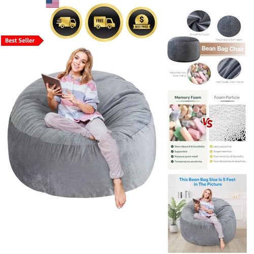 Large bean bag chair for - large,