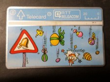 BELGIUM REMOTE CARD, BELGACOM THEME EGG EASTER