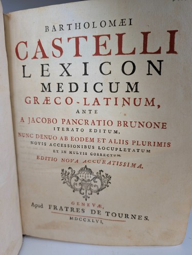 Medecine xviii castelli - xviii°],