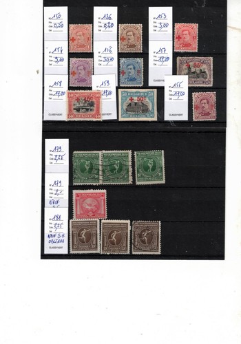 Timbres belgique - timbres, de