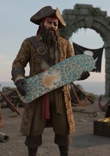 87 SIMS Kevin Staab Pirate Skateboard W/Tracker Trucks & OJ Freez Street Wheels