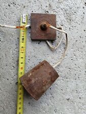 F4- Outil Ancien FIL A PLOMB Charpentier Maçon Collection Vintage OLD TOOL 4