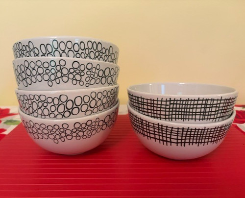 Set ikea stoneware cereal - set,