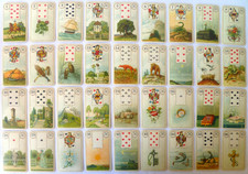 RARE JEU DE TAROT DIVINATOIRE