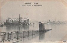 75 PARIS CRUE 1910 VIEW TAKEN FROM THE BRIDGE OF AUSTERLITZ - 38432