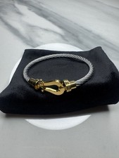 Bracelet Câble Acier Style Fred Force 10 Unisexe Luxe Nautique  Argenté Chic