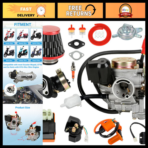 50cc gy6 carburetor - carburetor, kit