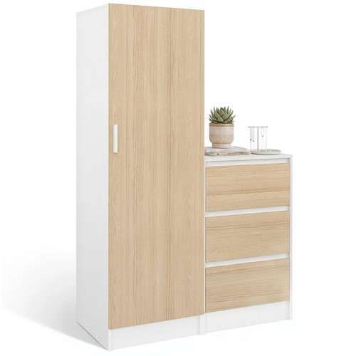 Armoire porte ambre penderie - armoire,