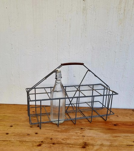 Ancien porte bouteilles fer - ancien,