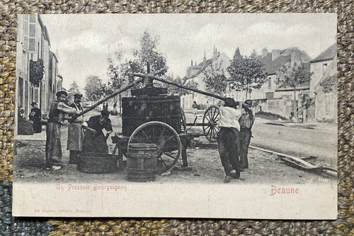 Cpa animée beaune pressoir - cpa,