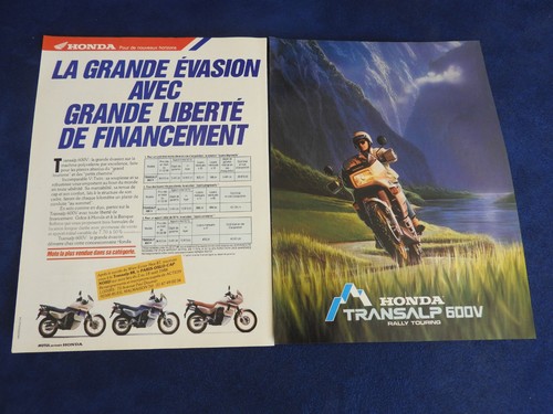 Publicité double page moto - publicité,