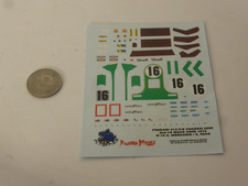 1:43 waterslide decals sheet