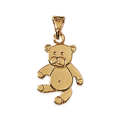 Pendentif petit ourson plaqué - ourson,