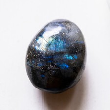 LABRADORITE Galet XL 47.8g Savon Pierre naturelle Lithothérapie Minéraux Énergie