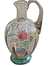 Carafe Balustre Verre brun