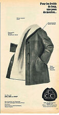 ADVERTISEMENT ADVERTISING 1965 CCC clothes a 3/4 sheepskin coat
