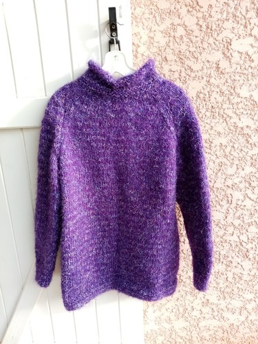 Pull mohair violet - violet, neuf